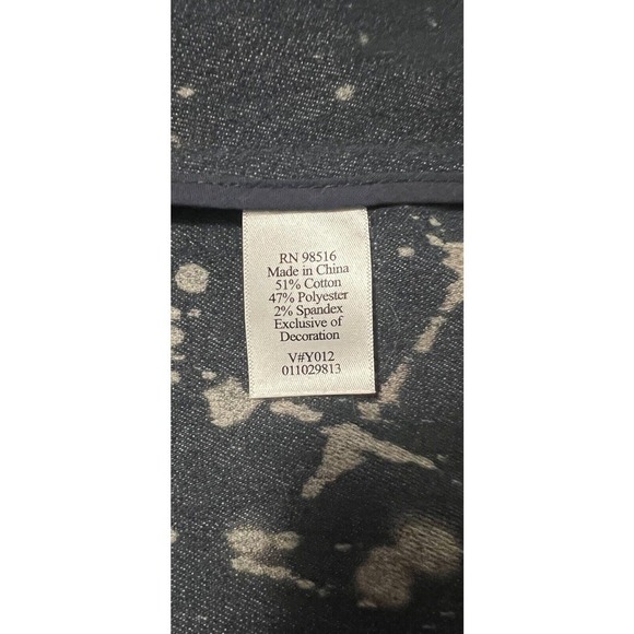 Coldwater Creek Womens Snap Jacket Size P14 Celestial Beaded Blue/Gray/Silver - Picture 8 of 8